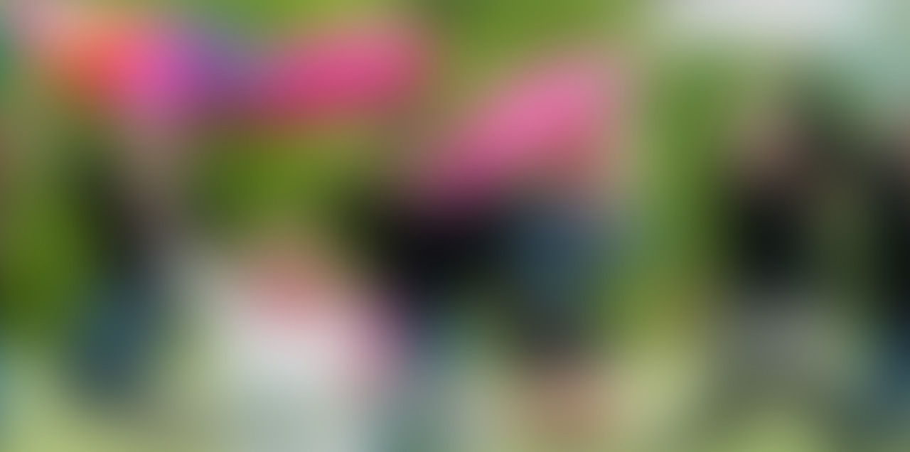 Bokeh kreise in verschiedenen Farben